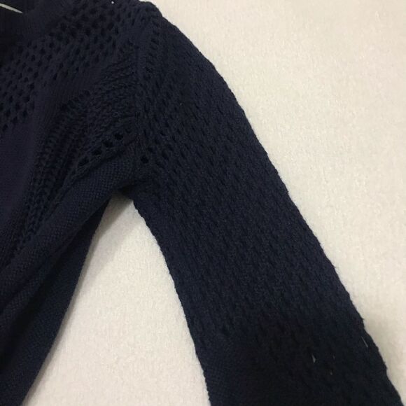 Reitmans The Short Cut Navy Blue Women Sweater Longsleeves XXS - Picture 8 of 11